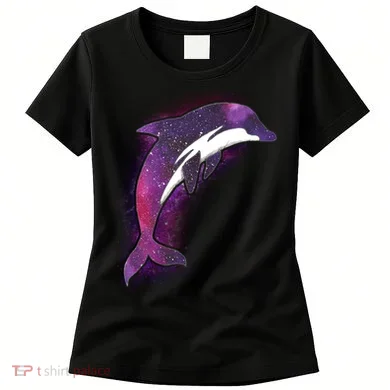 Galaxy Stars Dolphin Women's T-Shirt