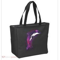 Galaxy Stars Dolphin Tote Bag thumb 2
