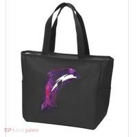 Galaxy Stars Dolphin Tote Bag thumb 3