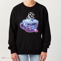 Galaxy Tea Cool Space Graphic Women's Sweatshirt thumb 0