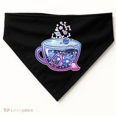 Galaxy Tea Cool Space Graphic USA-Made Doggie Bandana