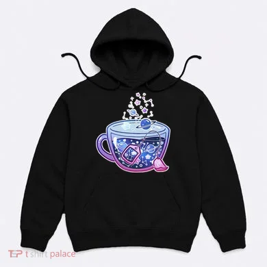 Galaxy Tea Cool Space Graphic Hoodie