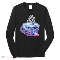 Galaxy Tea Cool Space Graphic Long Sleeve Shirt thumb 0
