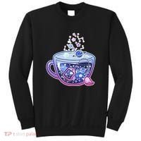 Galaxy Tea Cool Space Graphic Sweatshirt thumb 0