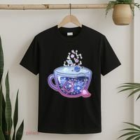 Galaxy Tea Cool Space Graphic T-Shirt thumb 2