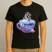Galaxy Tea Cool Space Graphic T-Shirt thumb 3