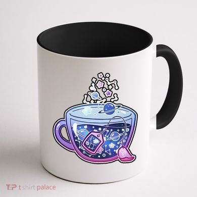 Galaxy Tea Cool Space Graphic Coffee Mug back