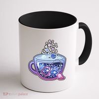 Galaxy Tea Cool Space Graphic Coffee Mug thumb 1