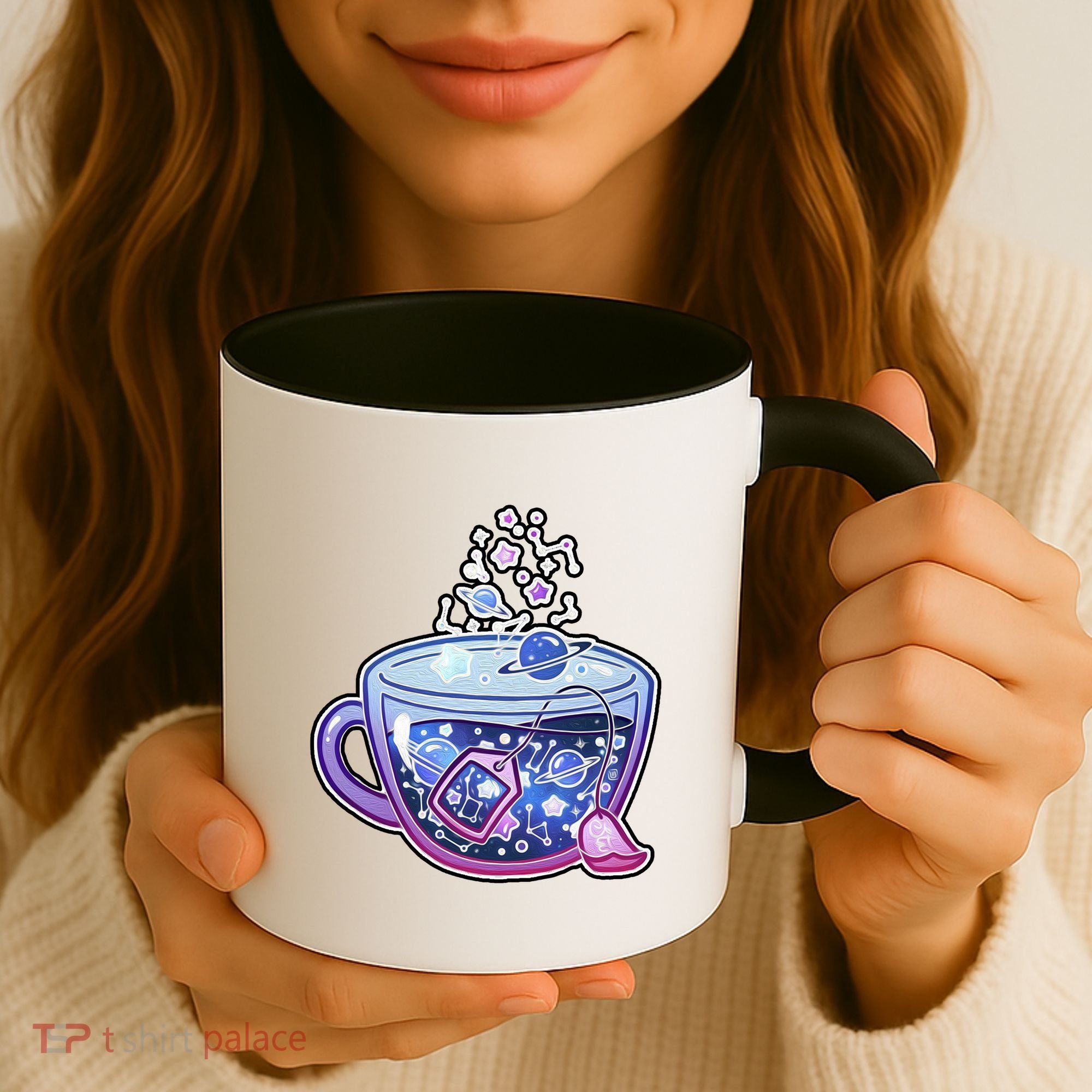 Galaxy Tea Cool Space Graphic Coffee Mug