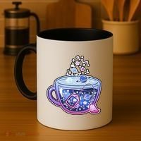 Galaxy Tea Cool Space Graphic Coffee Mug thumb 4