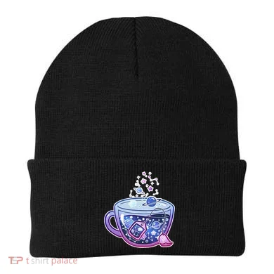 Galaxy Tea Cool Space Graphic Beanie