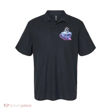 Galaxy Tea Cool Space Graphic Polo