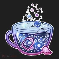 Galaxy Tea Cool Space Graphic Tumbler thumb 3