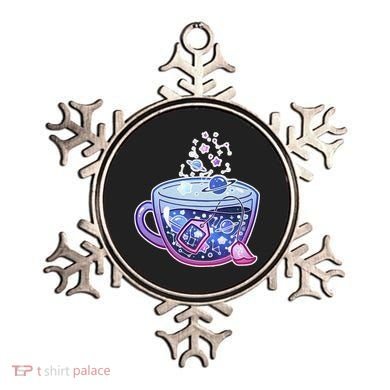 Galaxy Tea Cool Space Graphic Ornament