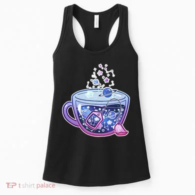 Galaxy Tea Cool Space Graphic Women's Tank Top