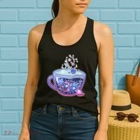 Galaxy Tea Cool Space Graphic Women's Tank Top thumb 2