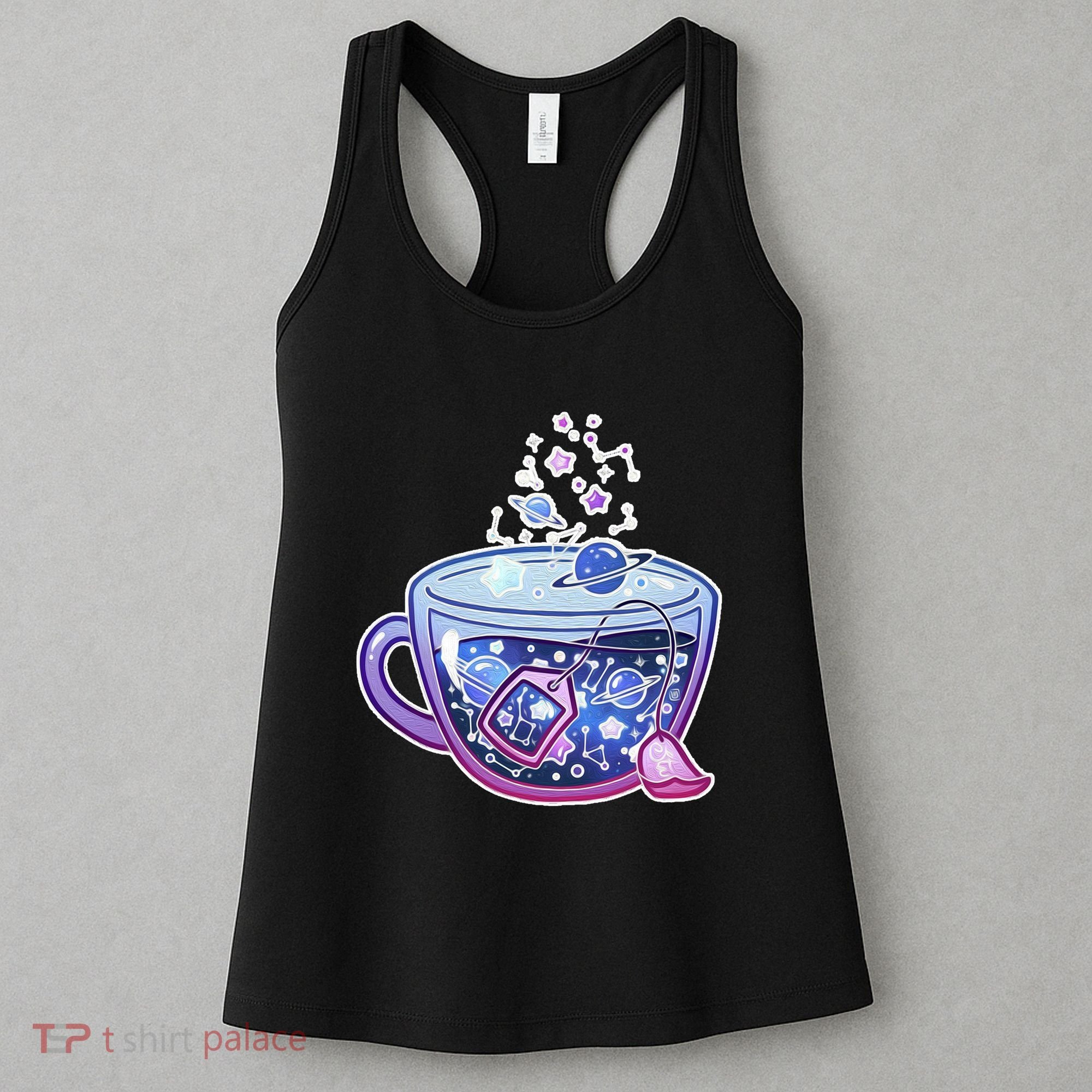 Galaxy Tea Cool Space Graphic Women's Tank Top