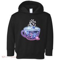 Galaxy Tea Cool Space Graphic Toddler Hoodie thumb 0