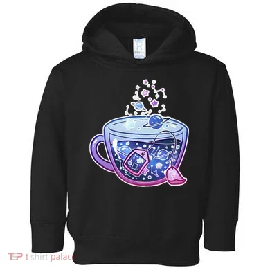 Galaxy Tea Cool Space Graphic Toddler Hoodie