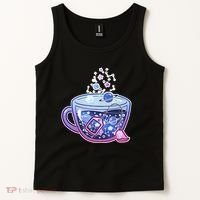 Galaxy Tea Cool Space Graphic Tank Top thumb 2