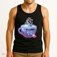 Galaxy Tea Cool Space Graphic Tank Top thumb 3