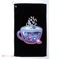 Galaxy Tea Cool Space Graphic Golf Towel thumb 0