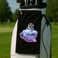 Galaxy Tea Cool Space Graphic Golf Towel thumb 2