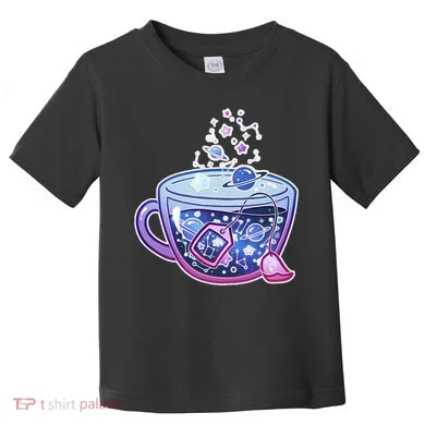 Galaxy Tea Cool Space Graphic Toddler T-Shirt