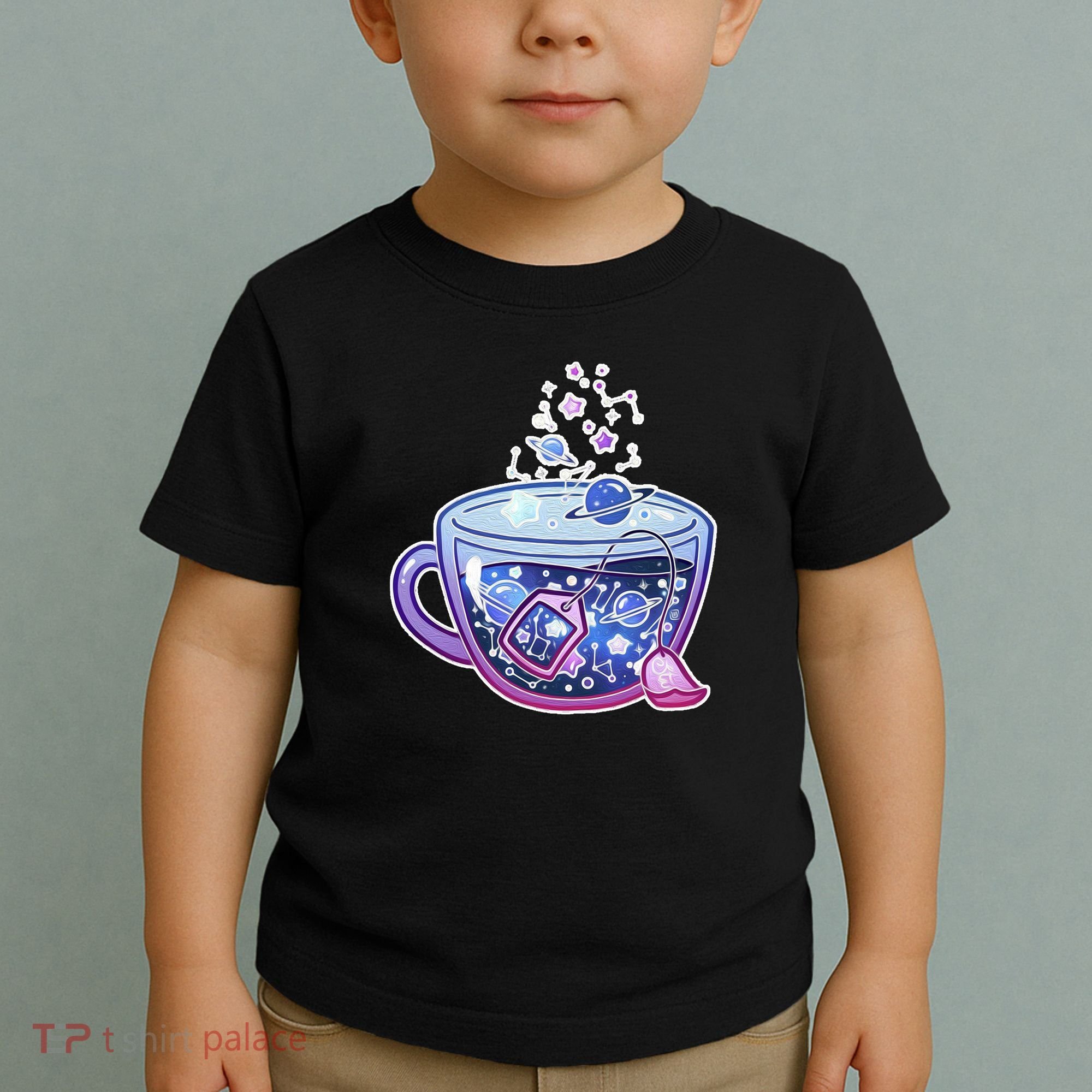 Galaxy Tea Cool Space Graphic Toddler T-Shirt