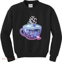 Galaxy Tea Cool Space Graphic Kids Sweatshirt thumb 0