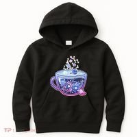 Galaxy Tea Cool Space Graphic Kids Hoodie thumb 0