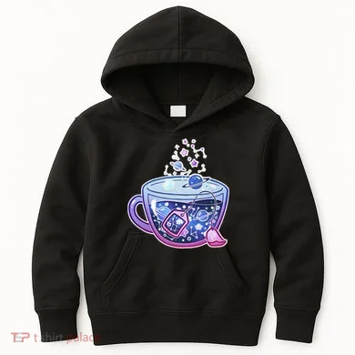 Galaxy Tea Cool Space Graphic Kids Hoodie