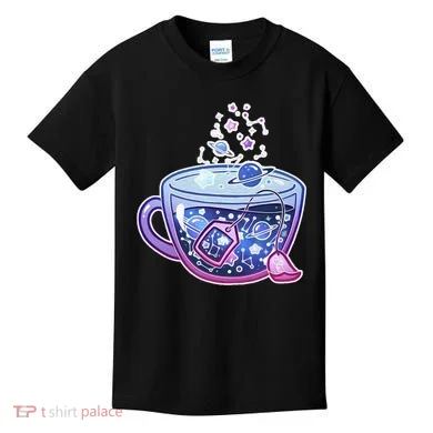 Galaxy Tea Cool Space Graphic Kids T-Shirt