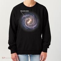 Galaxy Astronomy Milky Way Space SciFi Women's Sweatshirt thumb 0