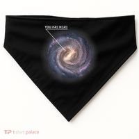 Galaxy Astronomy Milky Way Space SciFi USA-Made Doggie Bandana thumb 0