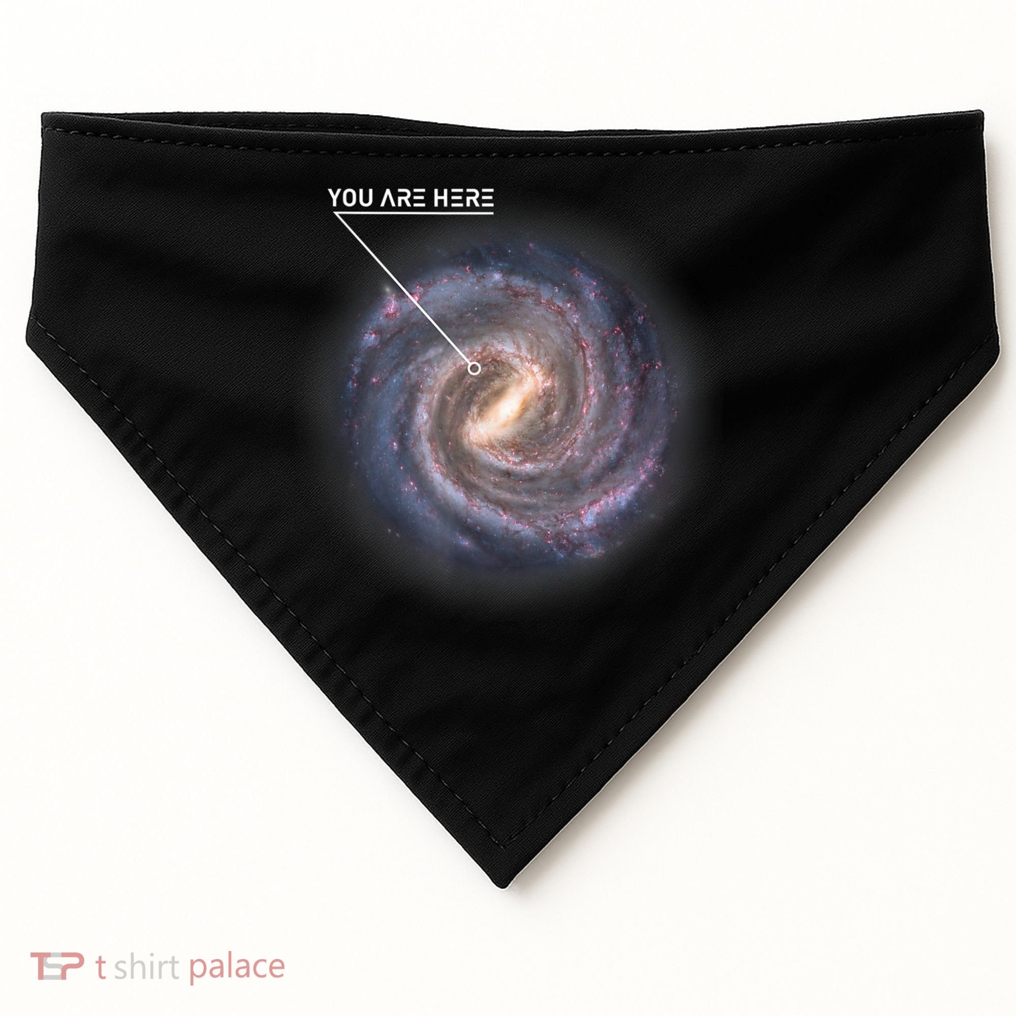 Galaxy Astronomy Milky Way Space SciFi USA-Made Doggie Bandana