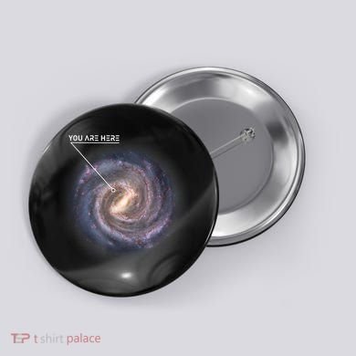 Galaxy Astronomy Milky Way Space SciFi Button