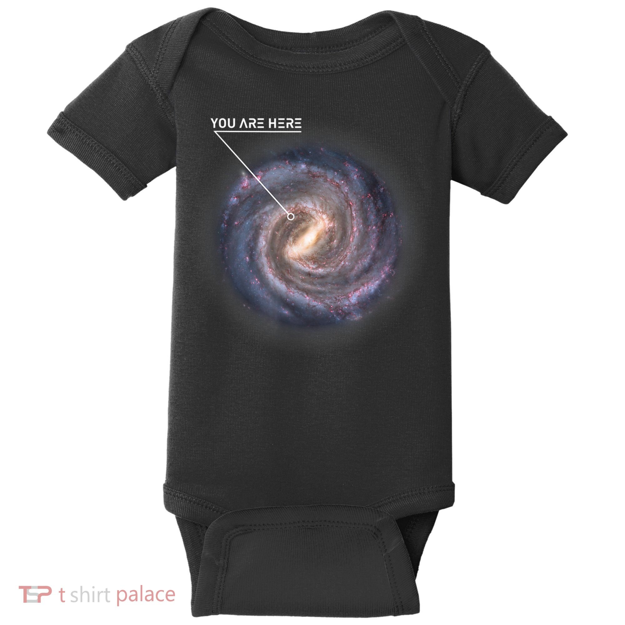 Galaxy Astronomy Milky Way Space SciFi Baby Bodysuit