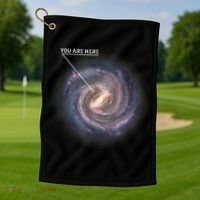Galaxy Astronomy Milky Way Space SciFi Golf Towel thumb 1