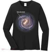 Galaxy Astronomy Milky Way Space SciFi Women's Long Sleeve Shirt thumb 0