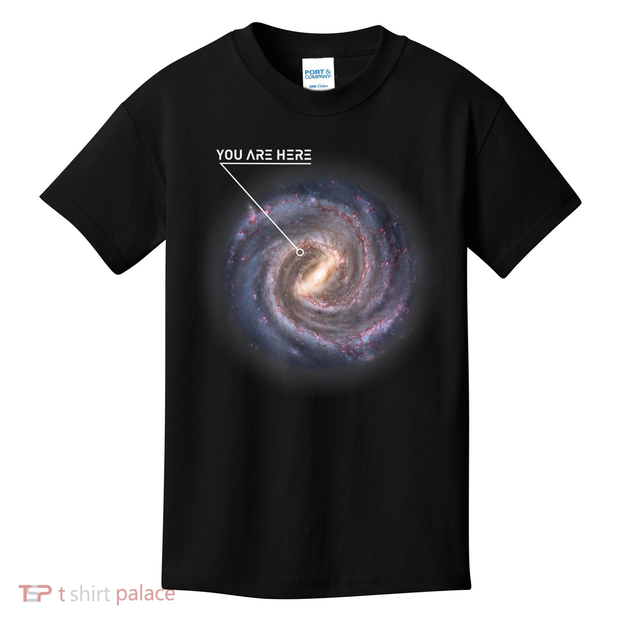 Galaxy Astronomy Milky Way Space SciFi Kids T-Shirt
