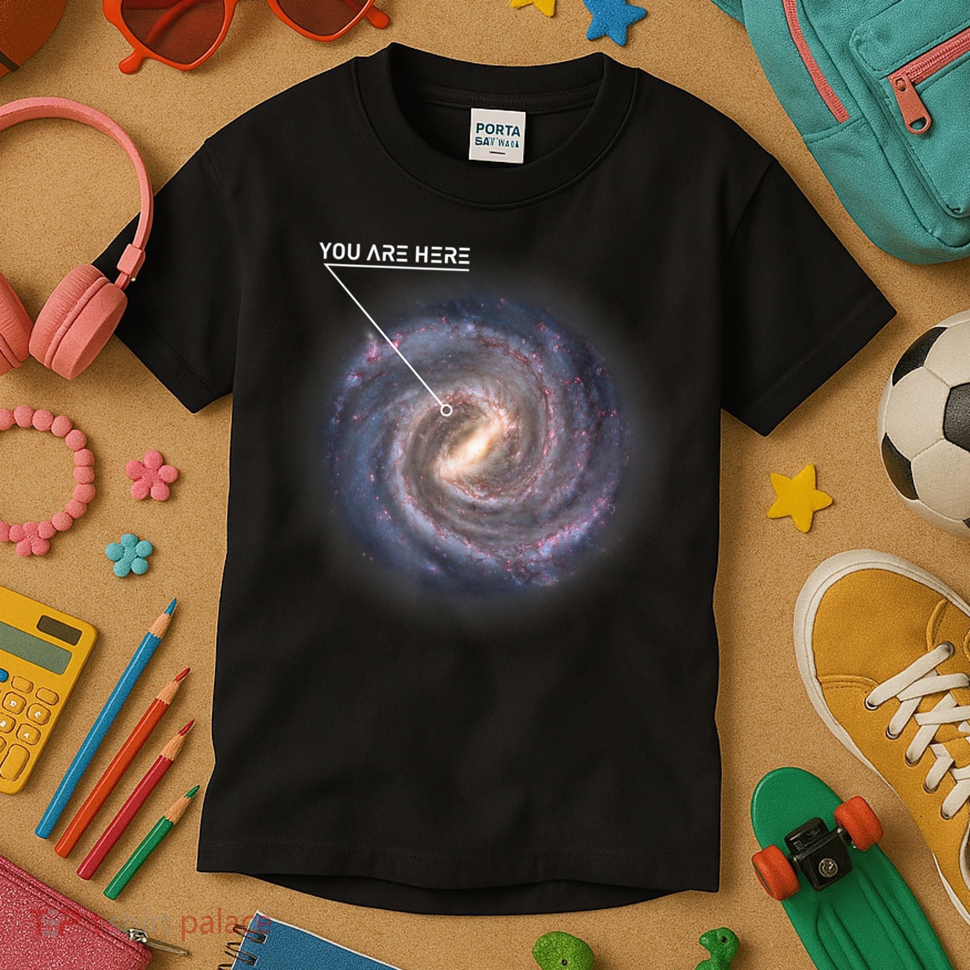 Galaxy Astronomy Milky Way Space SciFi Kids T-Shirt