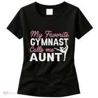 Gymnastics Aunt My Favorite Gymnast Calls Me Aunt Women's T-Shirt thumb 0