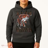 Give A Man A Fish Funny Fishing Fanatic Hoodie thumb 2
