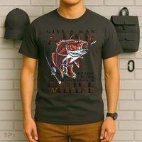Give A Man A Fish Funny Fishing Fanatic T-Shirt thumb 6