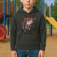 Give A Man A Fish Funny Fishing Fanatic Kids Hoodie thumb 2