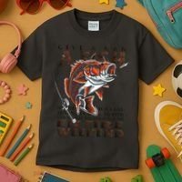 Give A Man A Fish Funny Fishing Fanatic Kids T-Shirt thumb 3