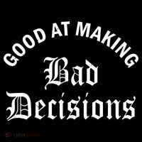 Good At Making Bad Decisions Funny Gift Backpack thumb 2