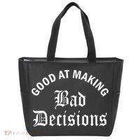Good At Making Bad Decisions Funny Gift Tote Bag thumb 0