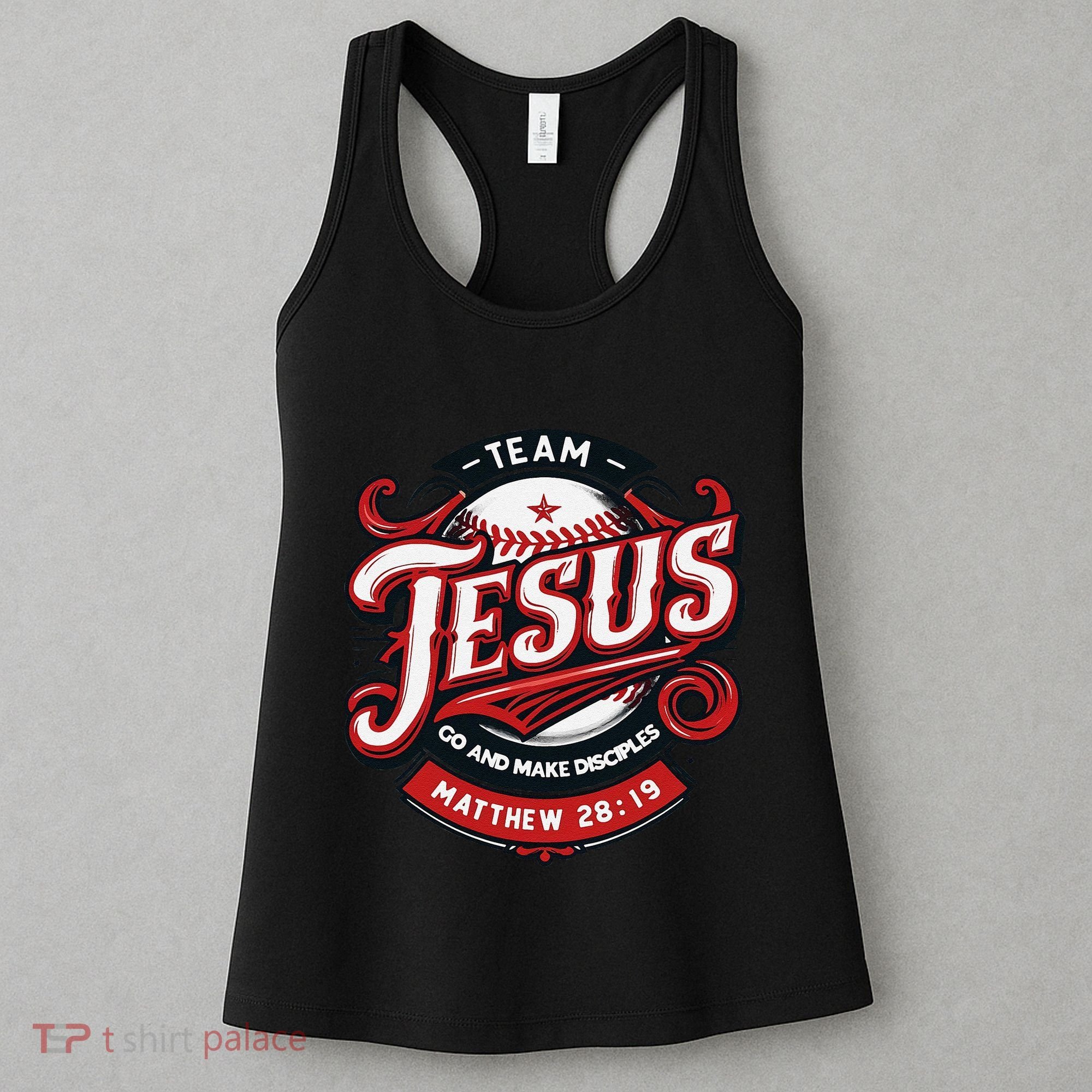 Go And Make Disciples Matthew 2819 Bible Verse Jesus Faith Women's Tank Top